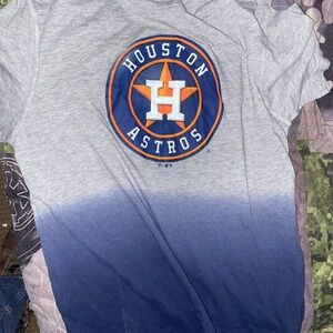 Houston Astros Gray and Blue T-Shirt